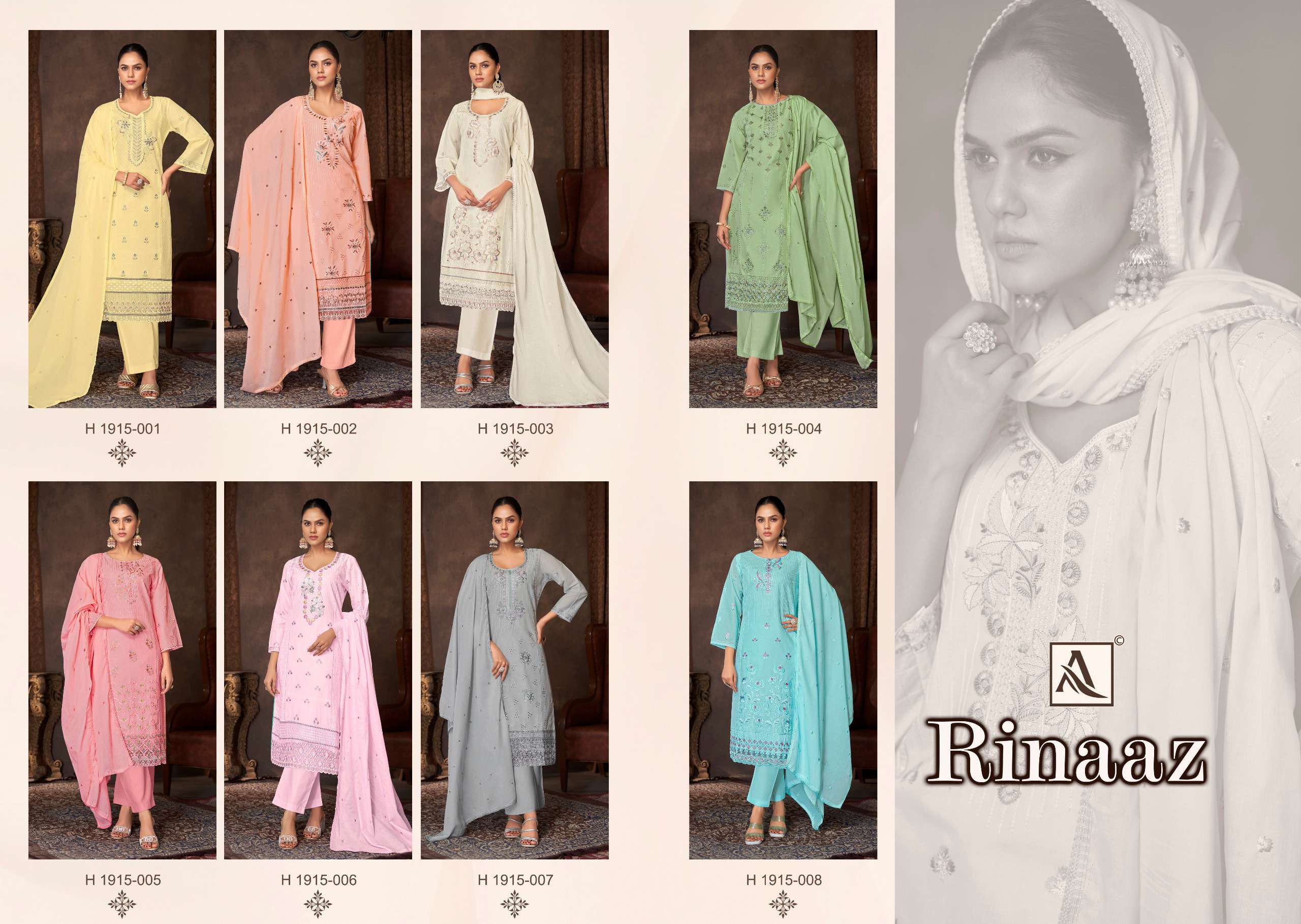 ALOK SUITS RINAAZ