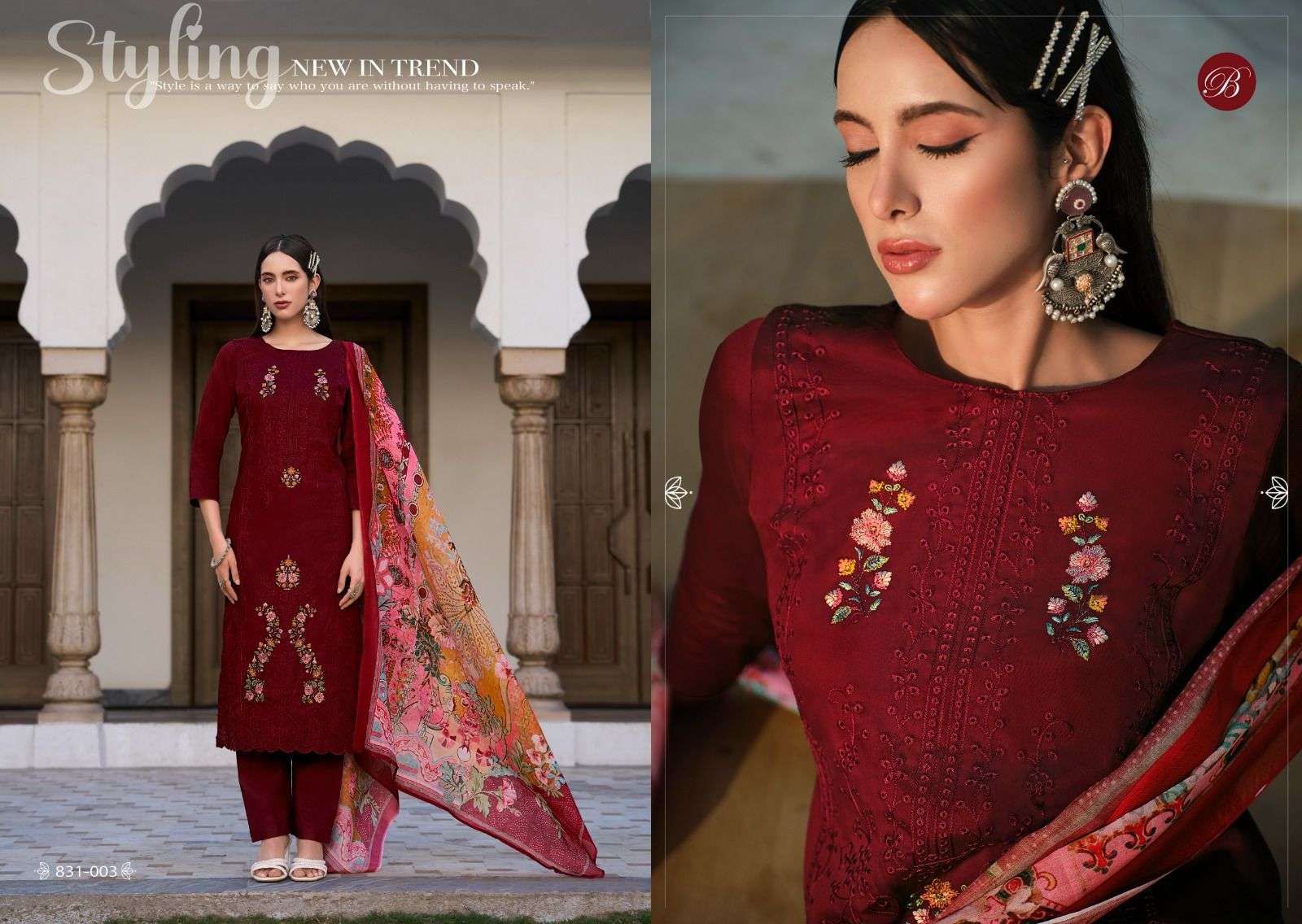 BELLIZA DESIGNER STUDIO ZARQASH VOL 4
