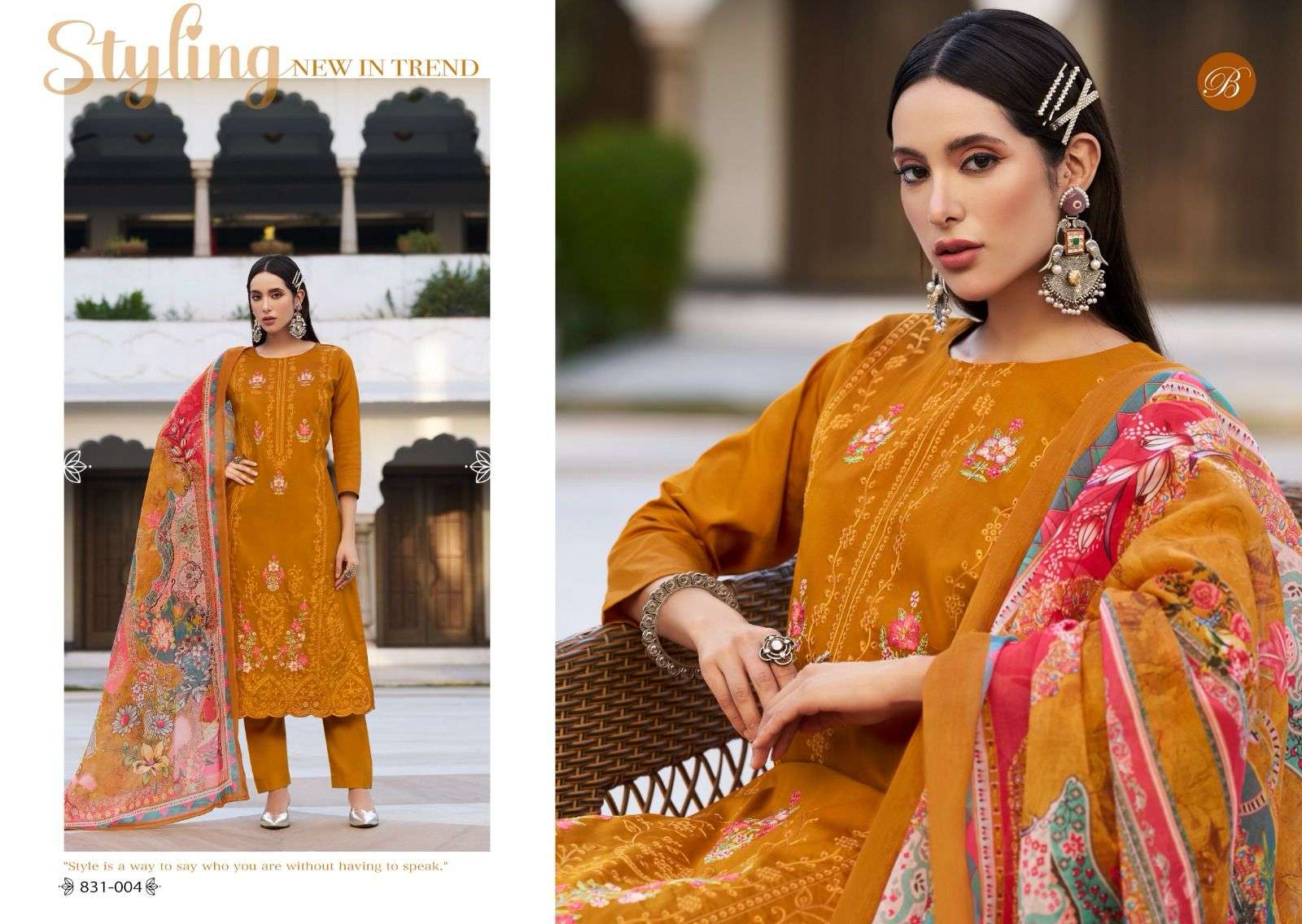BELLIZA DESIGNER STUDIO ZARQASH VOL 4