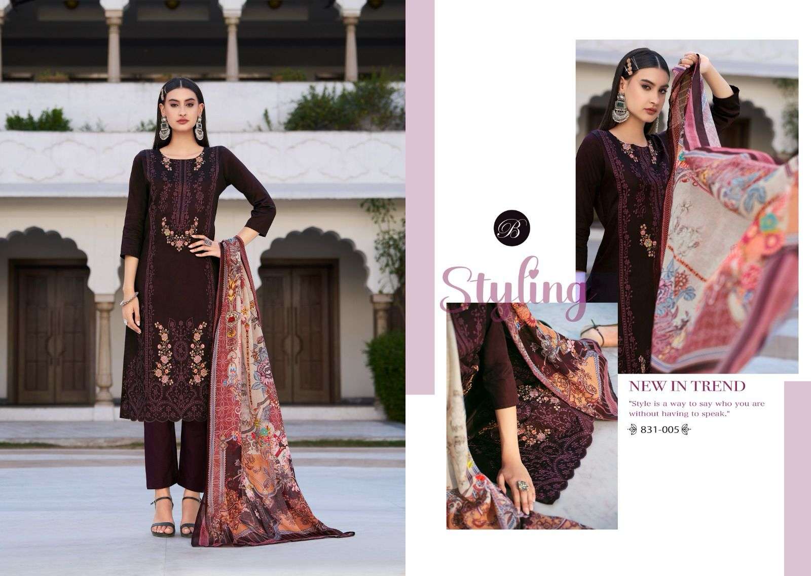 BELLIZA DESIGNER STUDIO ZARQASH VOL 4