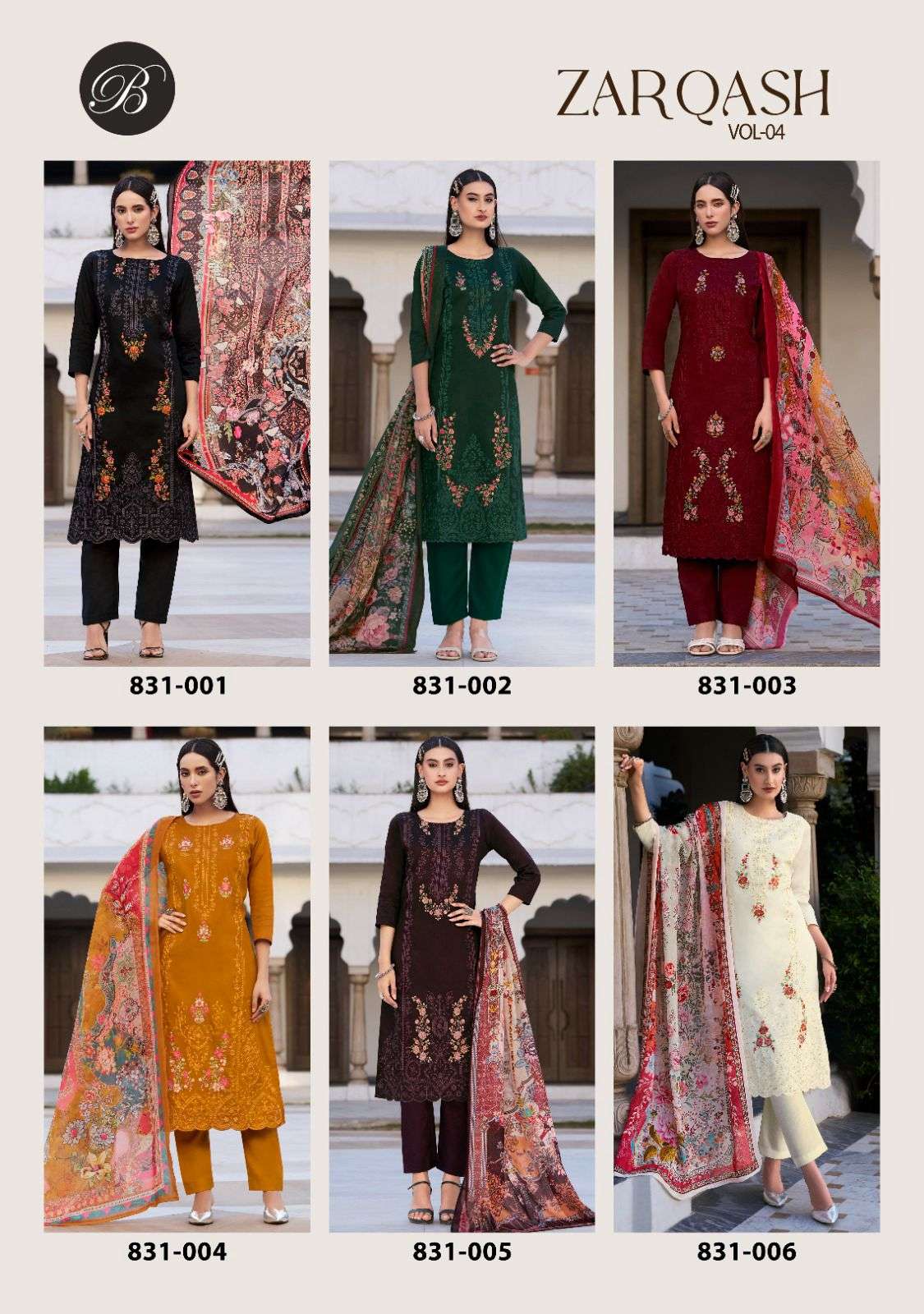 BELLIZA DESIGNER STUDIO ZARQASH VOL 4