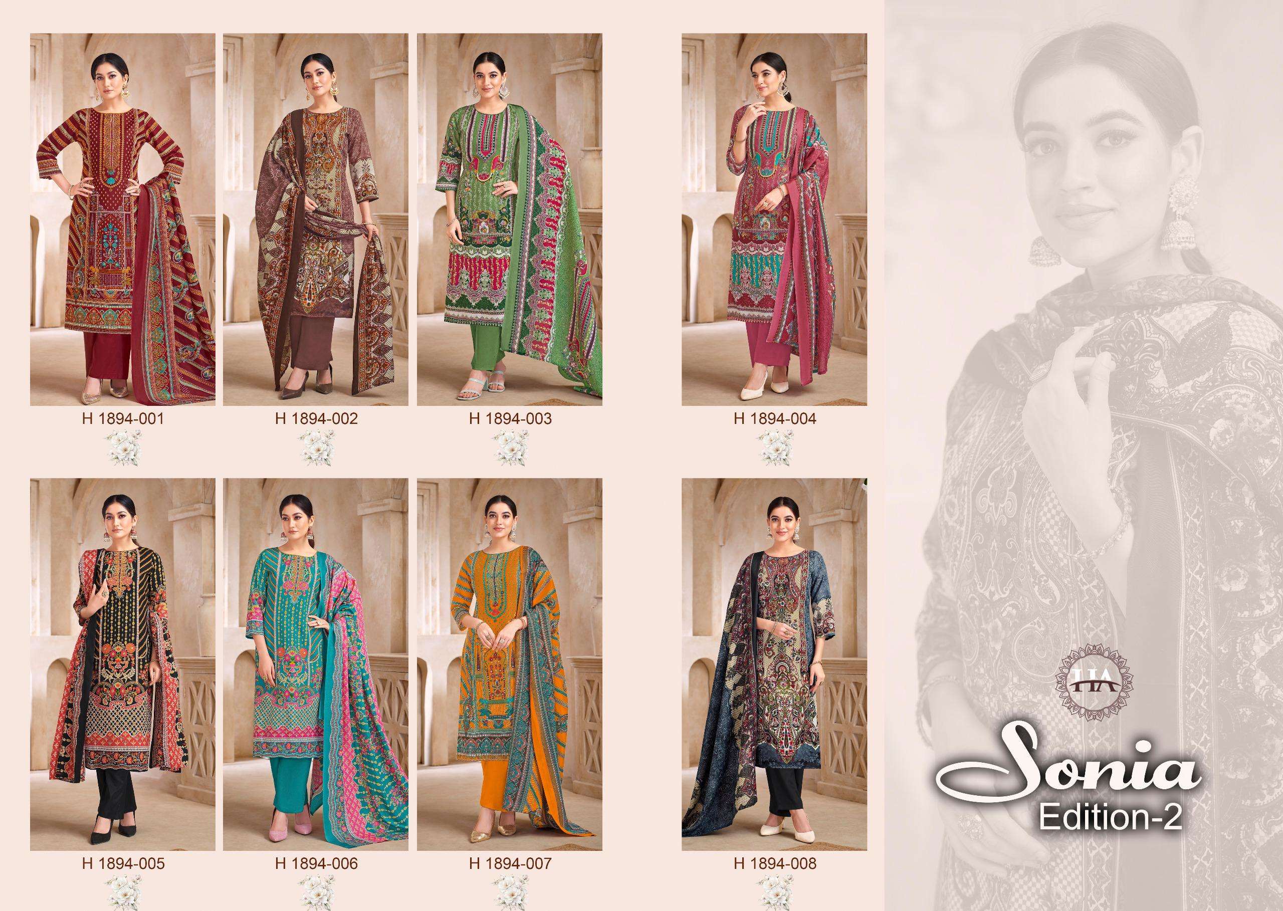 HARSHIT FASHION HUB SUMMER SONIA VOL 2 