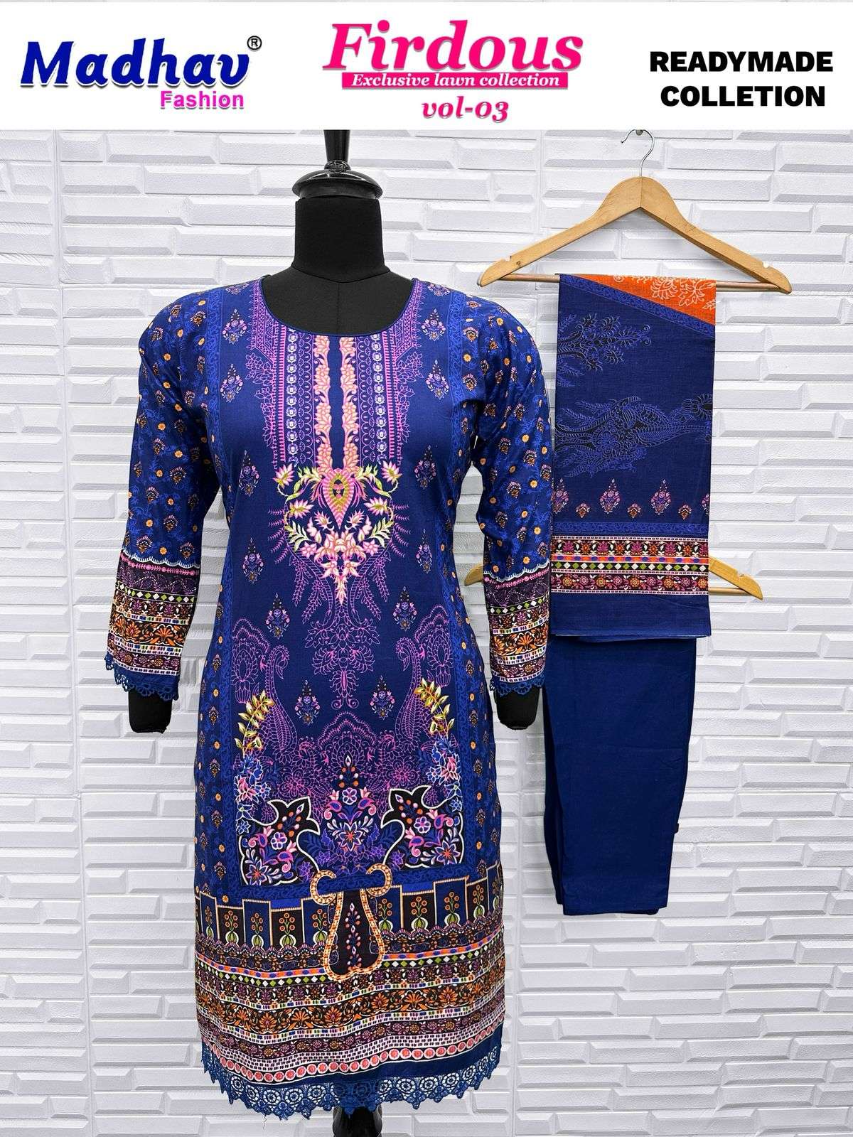 MADHAV FASHION FIRDOUS VOL 3 READY MADE COLLECTION 