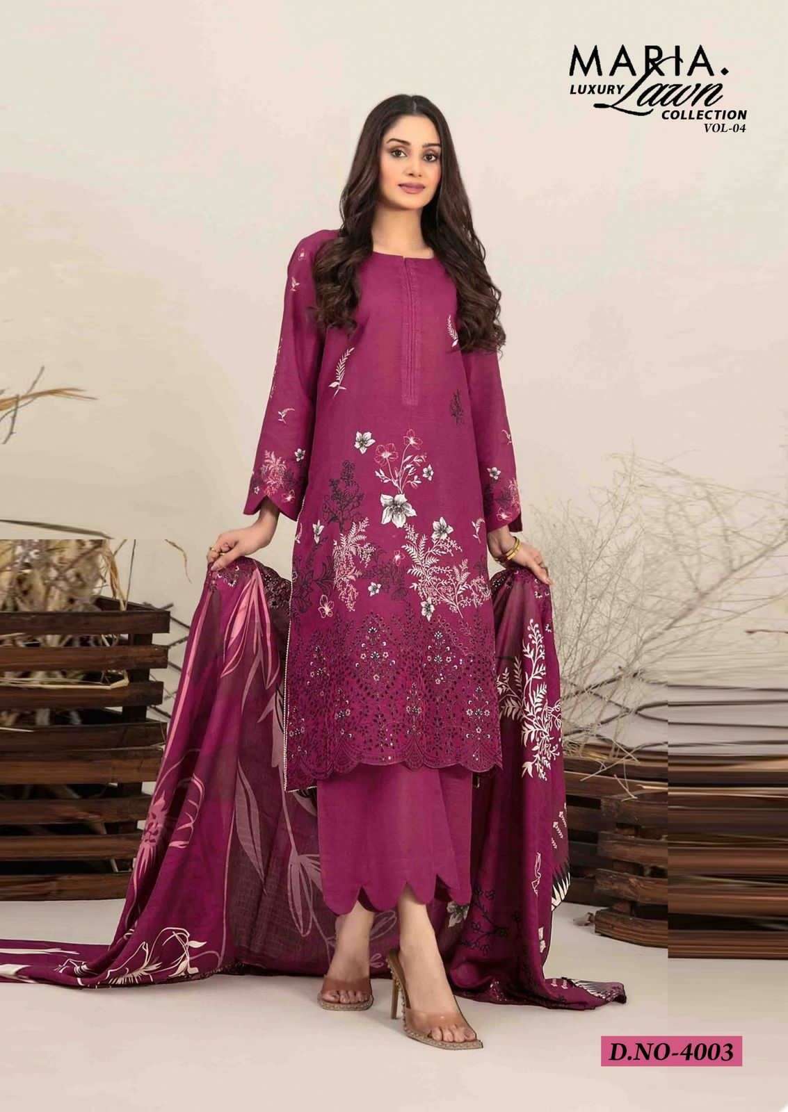MISS WORLD CHOICE MARIA LUXURY LAWN COLLECTION VOL 4