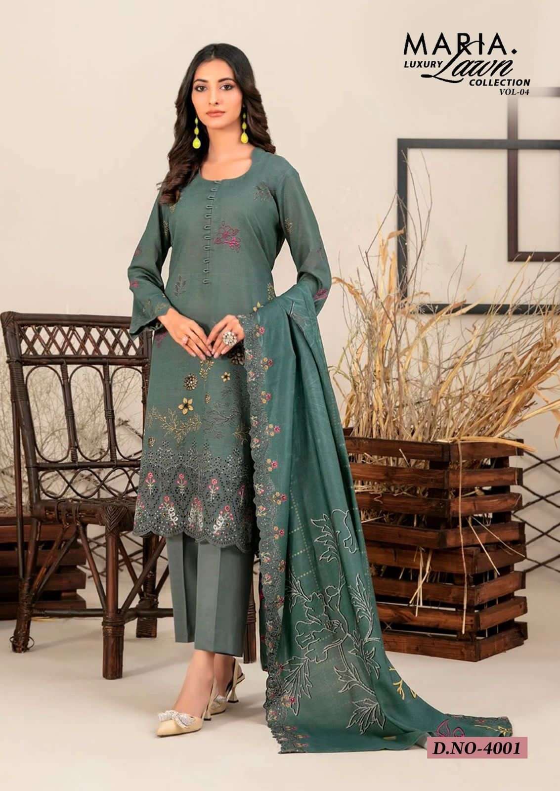 MISS WORLD CHOICE MARIA LUXURY LAWN COLLECTION VOL 4