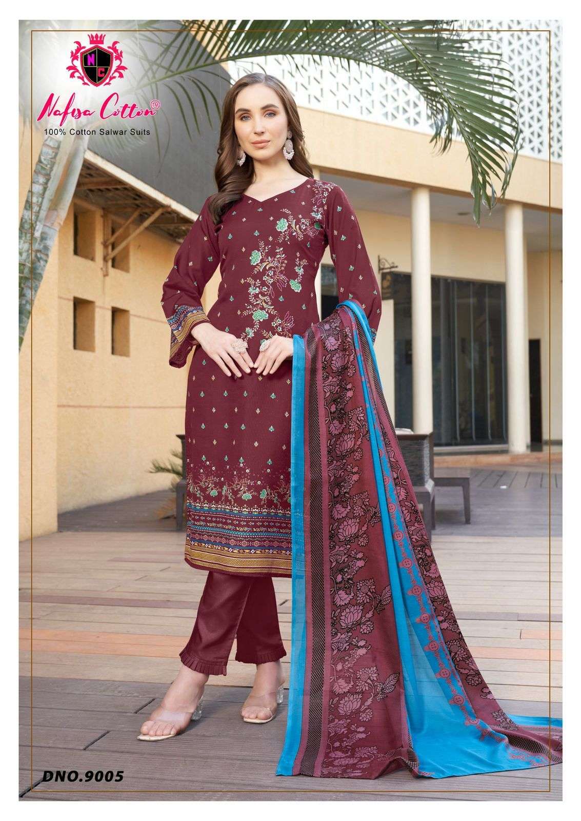 NAFISA COTTON MAHERA KARACHI SUITS VOL 9