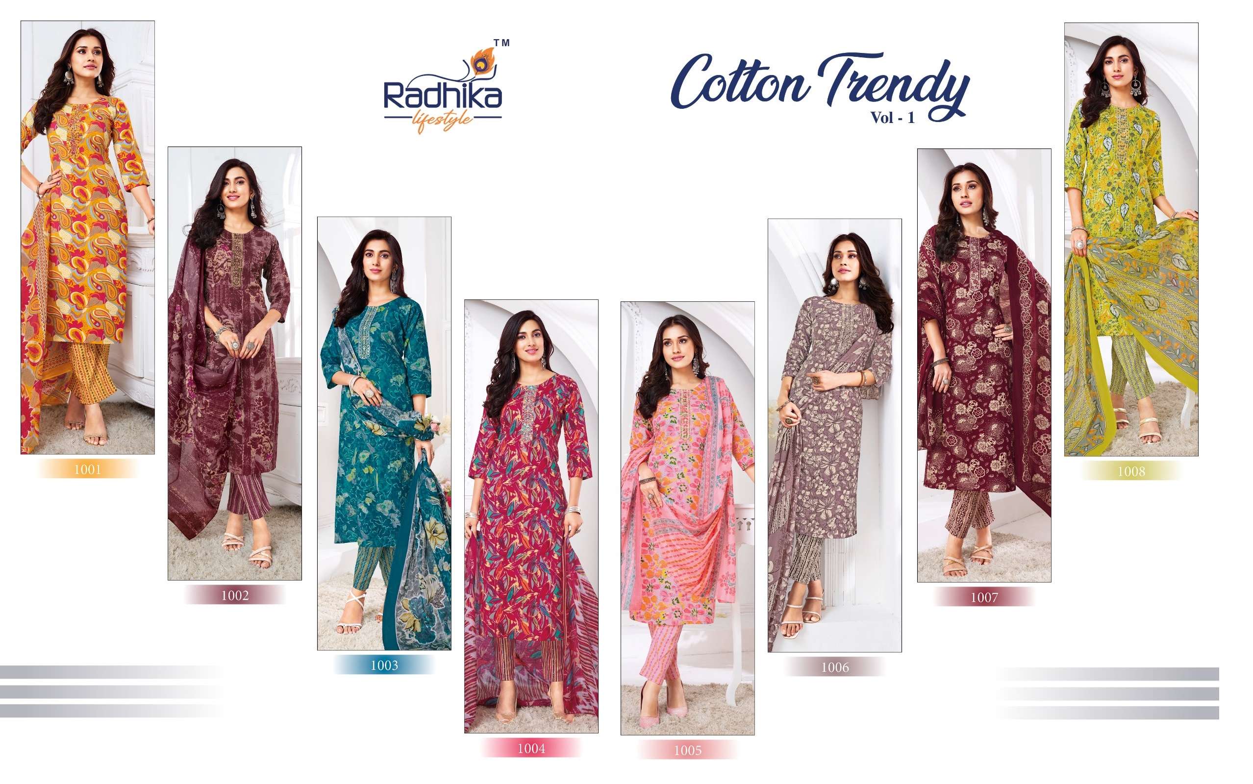 RADHIKA LIFE STYLE COTTON  TRENDY VOL 1