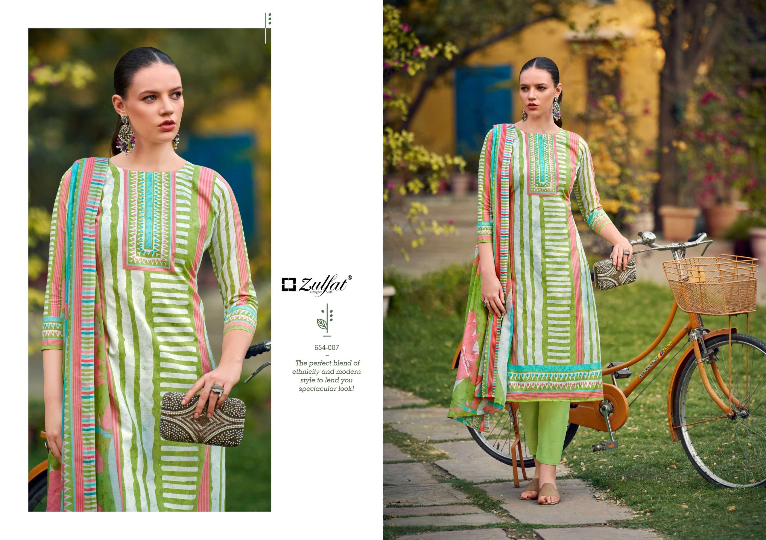 ZULFAT DESIGNER SUITS FARHANA VOL 10