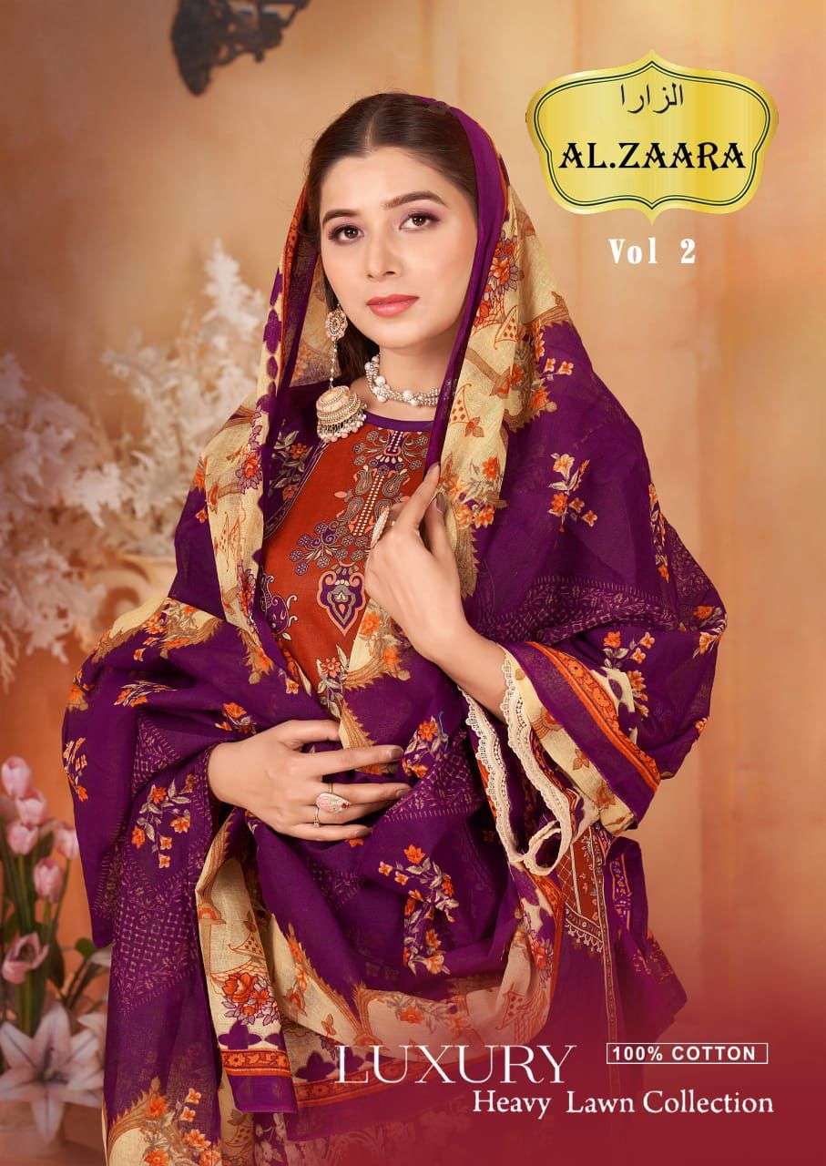 AL ZAARA VOL 2 FULL STICHED COLLECTION 