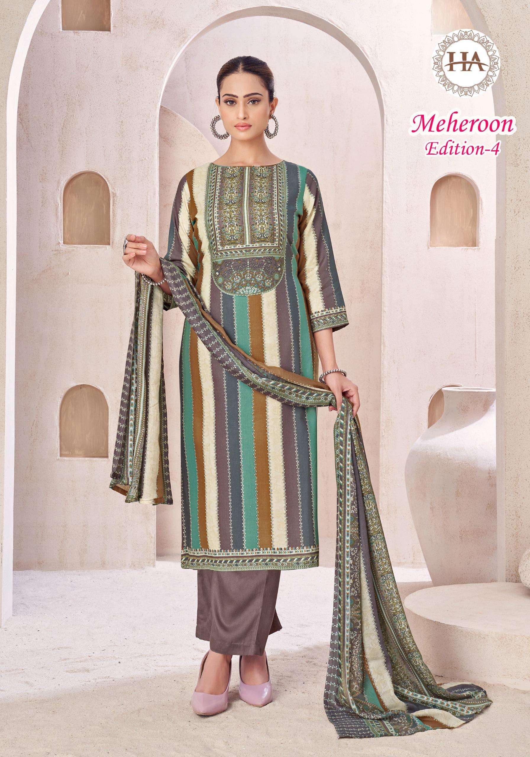 ALOK SUITS MEHEROON EDITION VOL 4