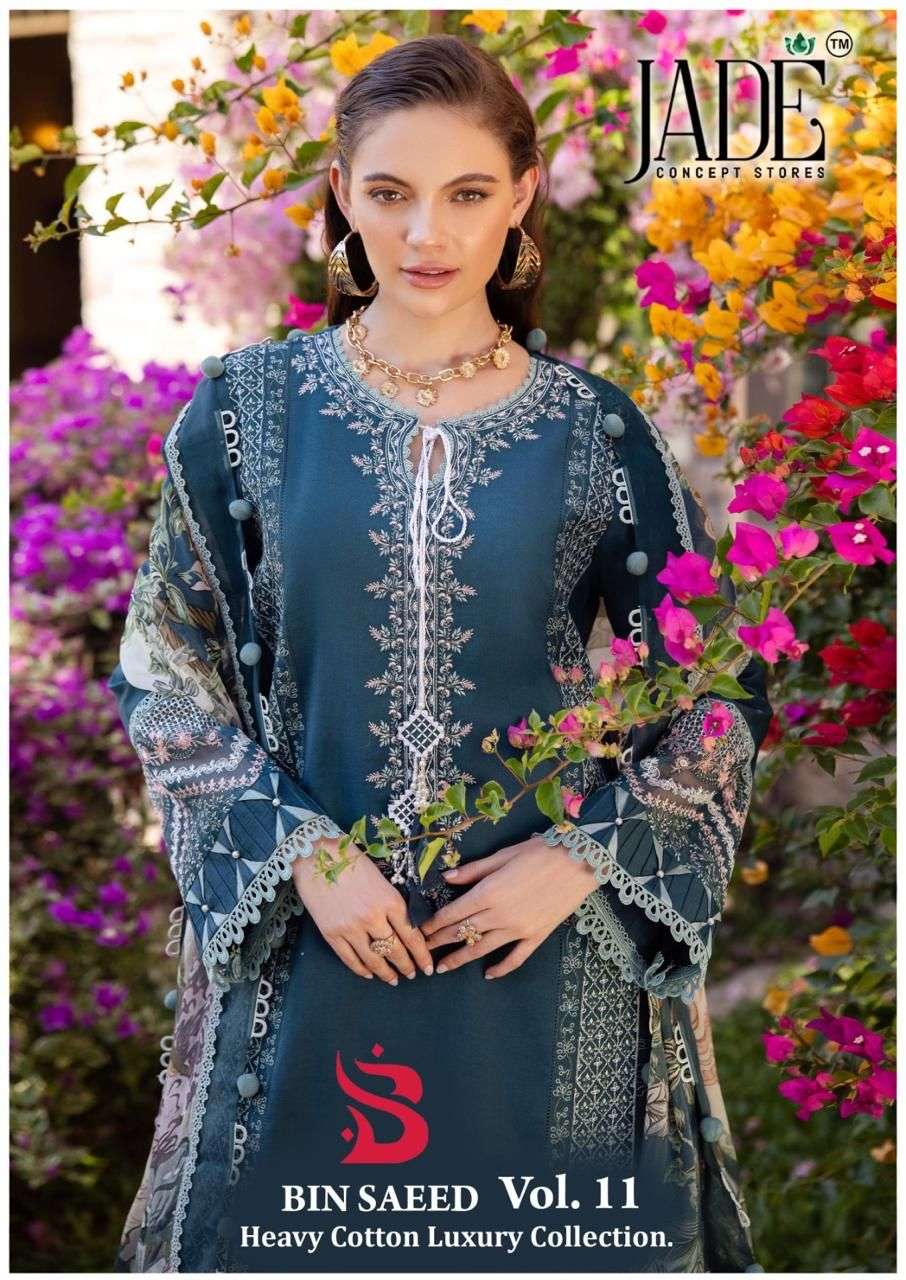JADE BIN SAEED HEAVY COTTON LUXURY COLLECTION VOL 11 READY MADE COLLECTION