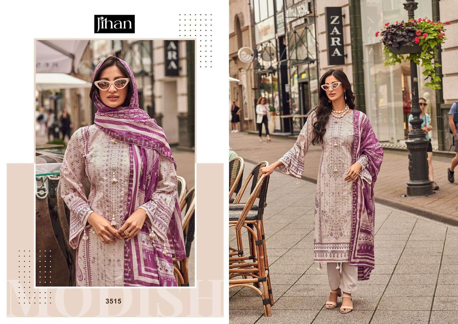 JIHAN BIN SAEED VOL 14 READY MADE LAWN COLLECTION 