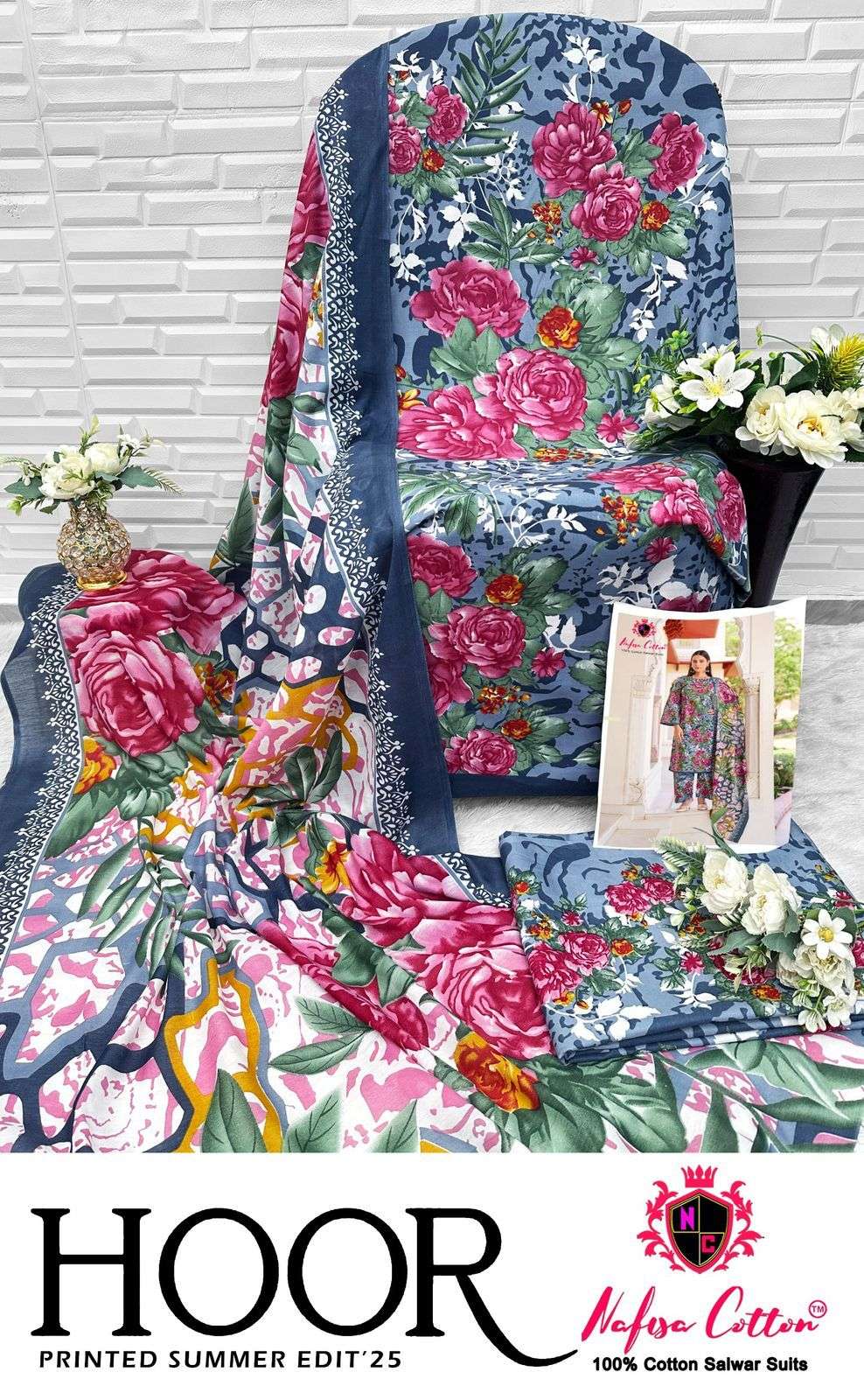 NAFISA COTTON HOOR PRINTED SUMMER EDITION 25