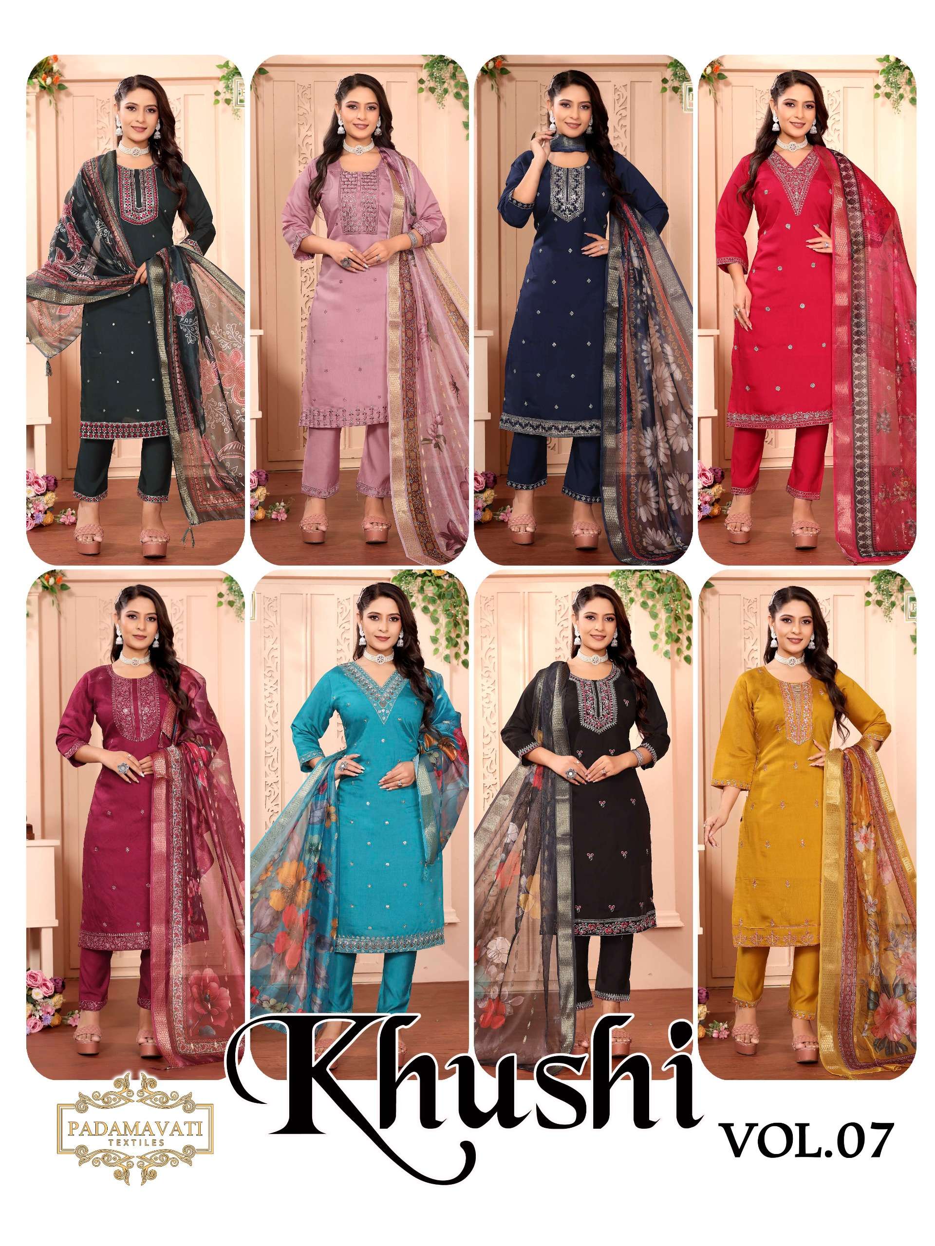 PADMAVATI TEXTILES KHUSHI VOL 7