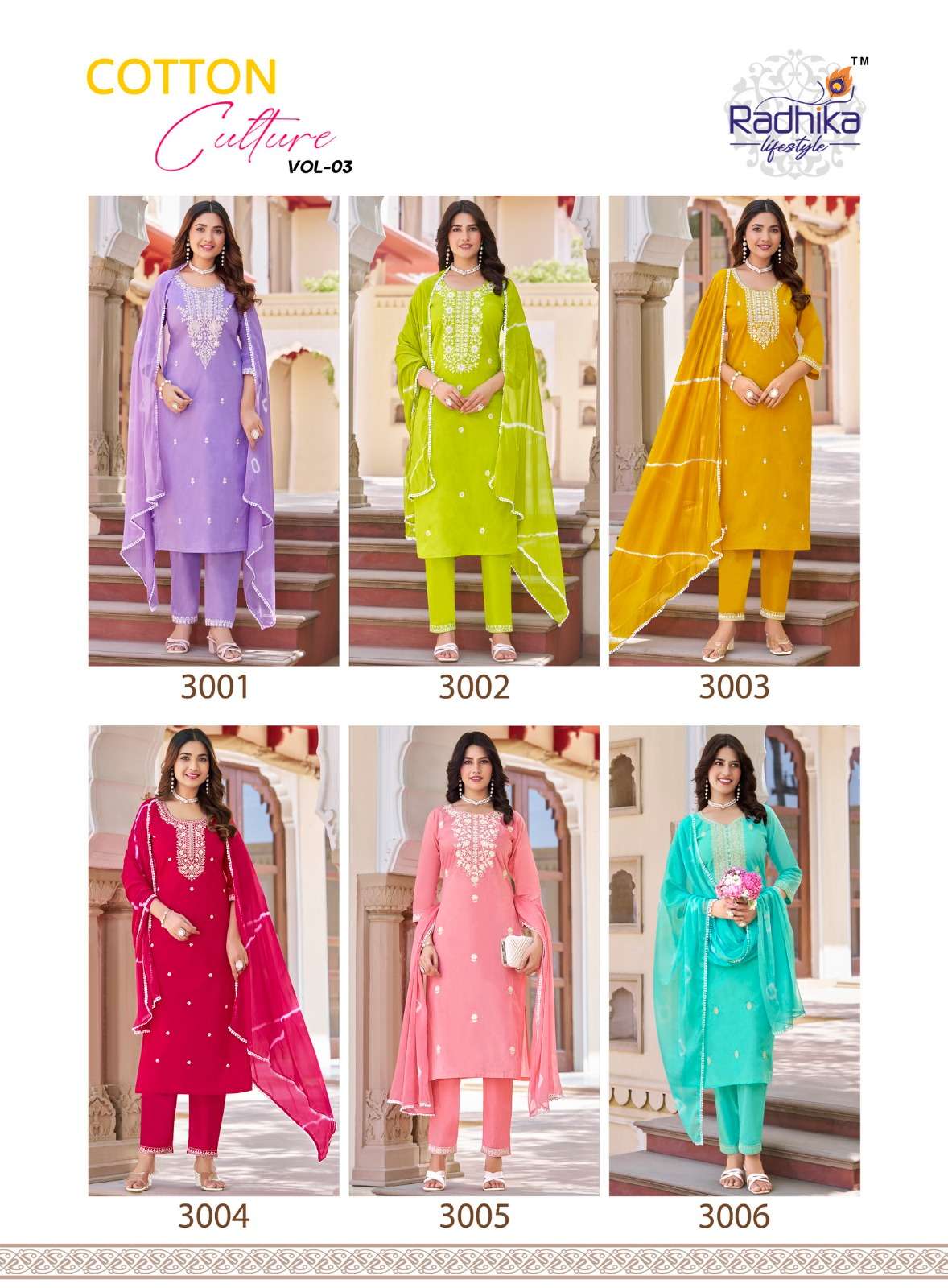 RADHIKA LIFE STYLE COTTON CULTURE VOL 3