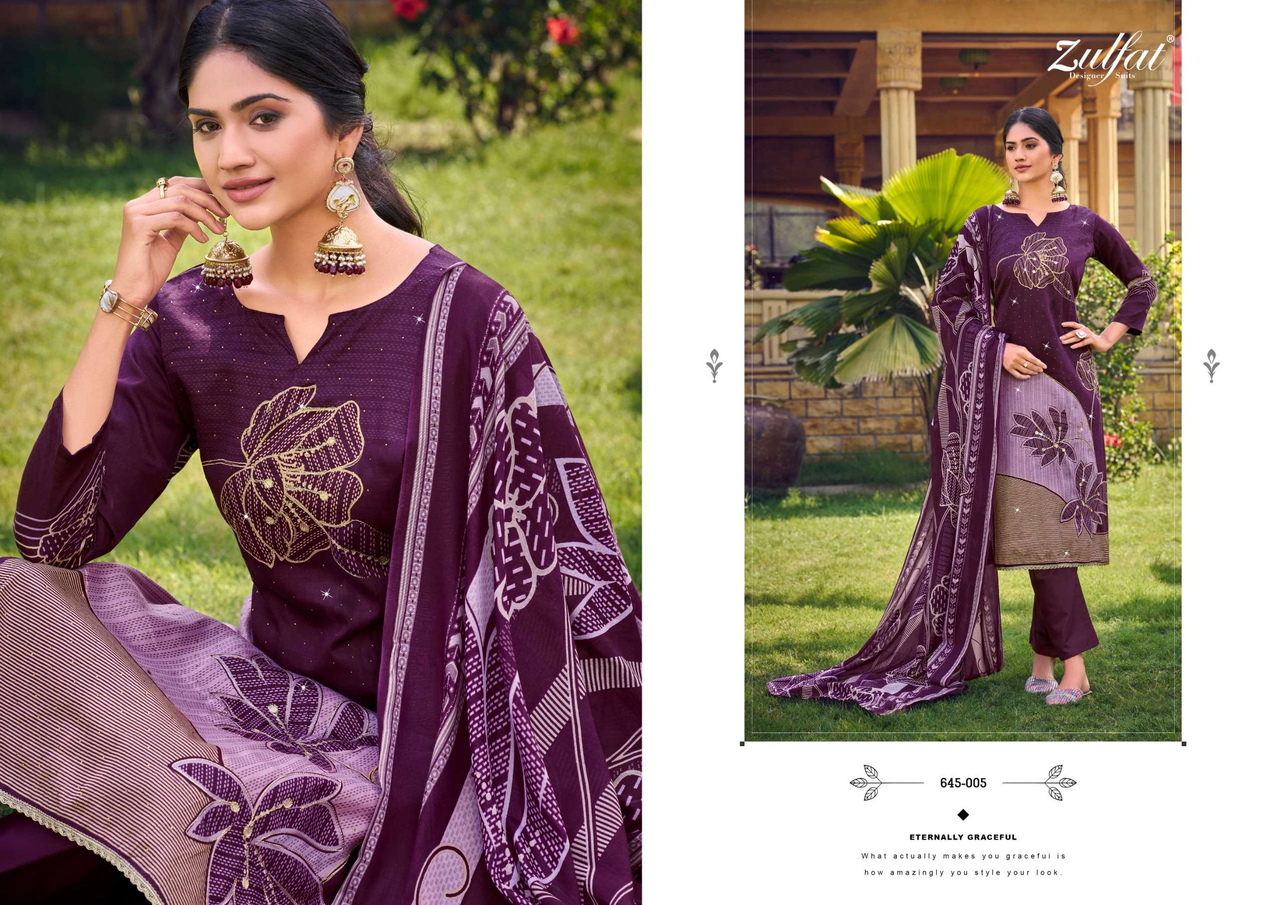 ZULFAT DESIGNER SUITS SAJNI VOL 7