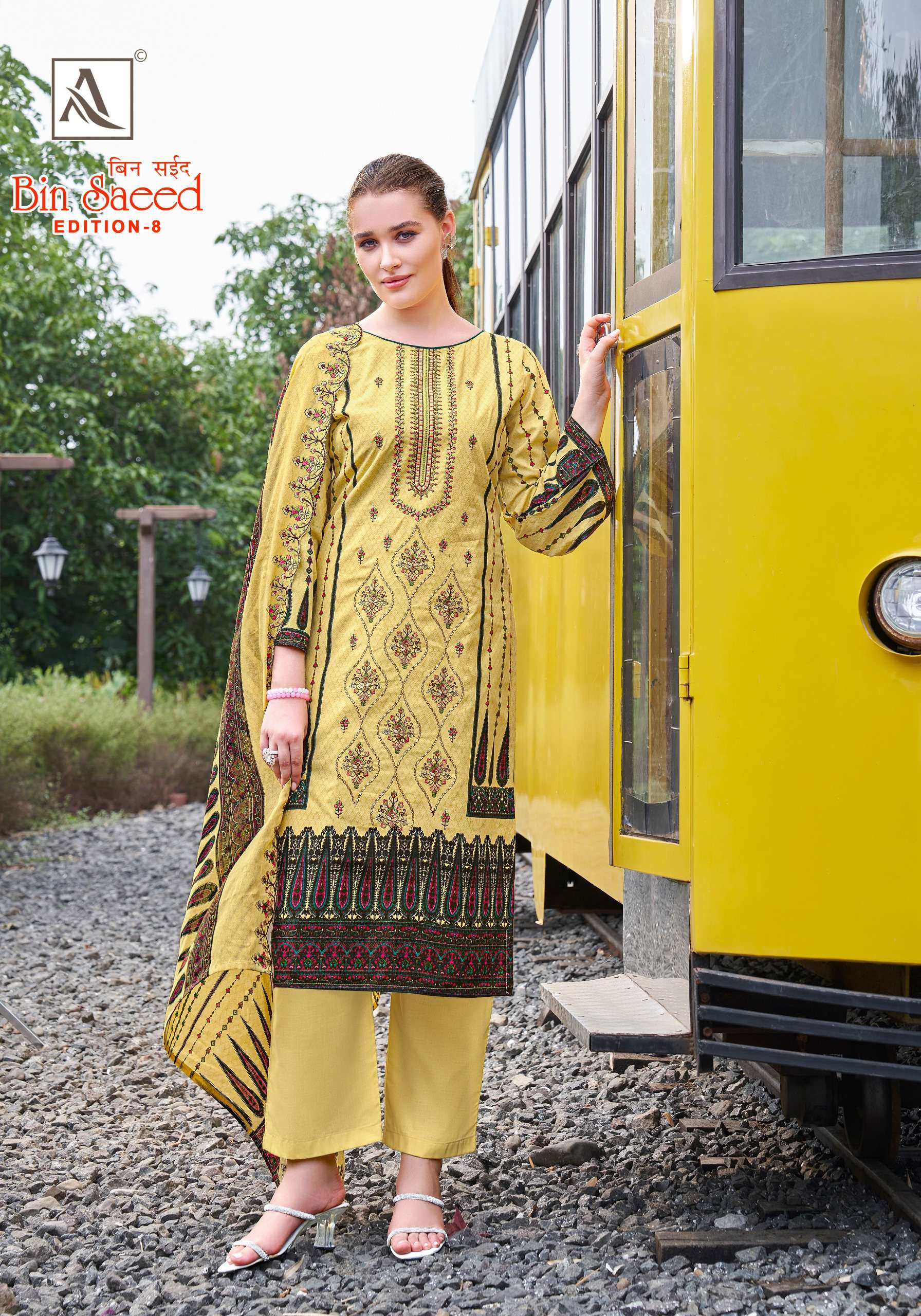 ALOK SUITS BIN SAEED VOL 8 