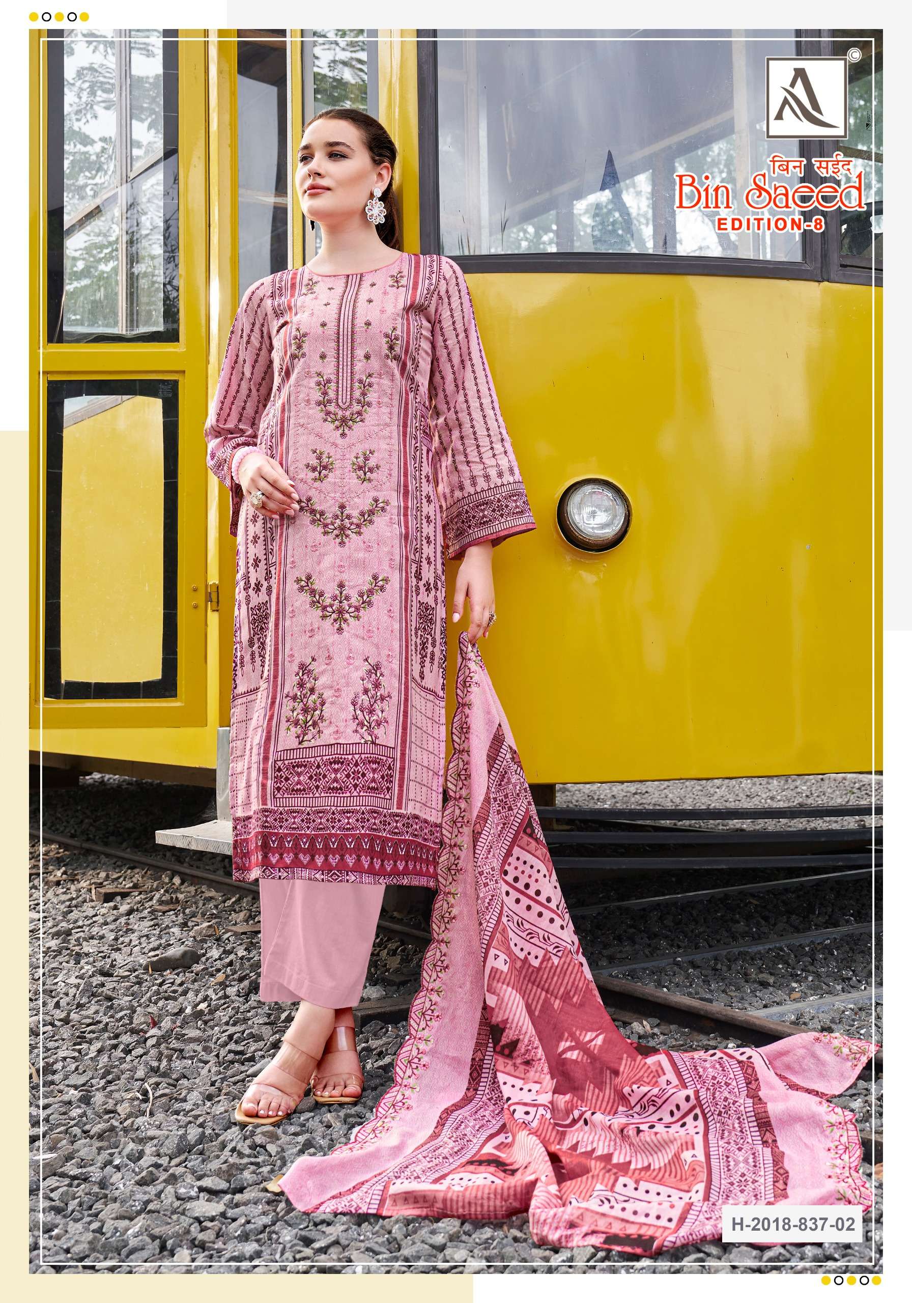 ALOK SUITS BIN SAEED VOL 8 