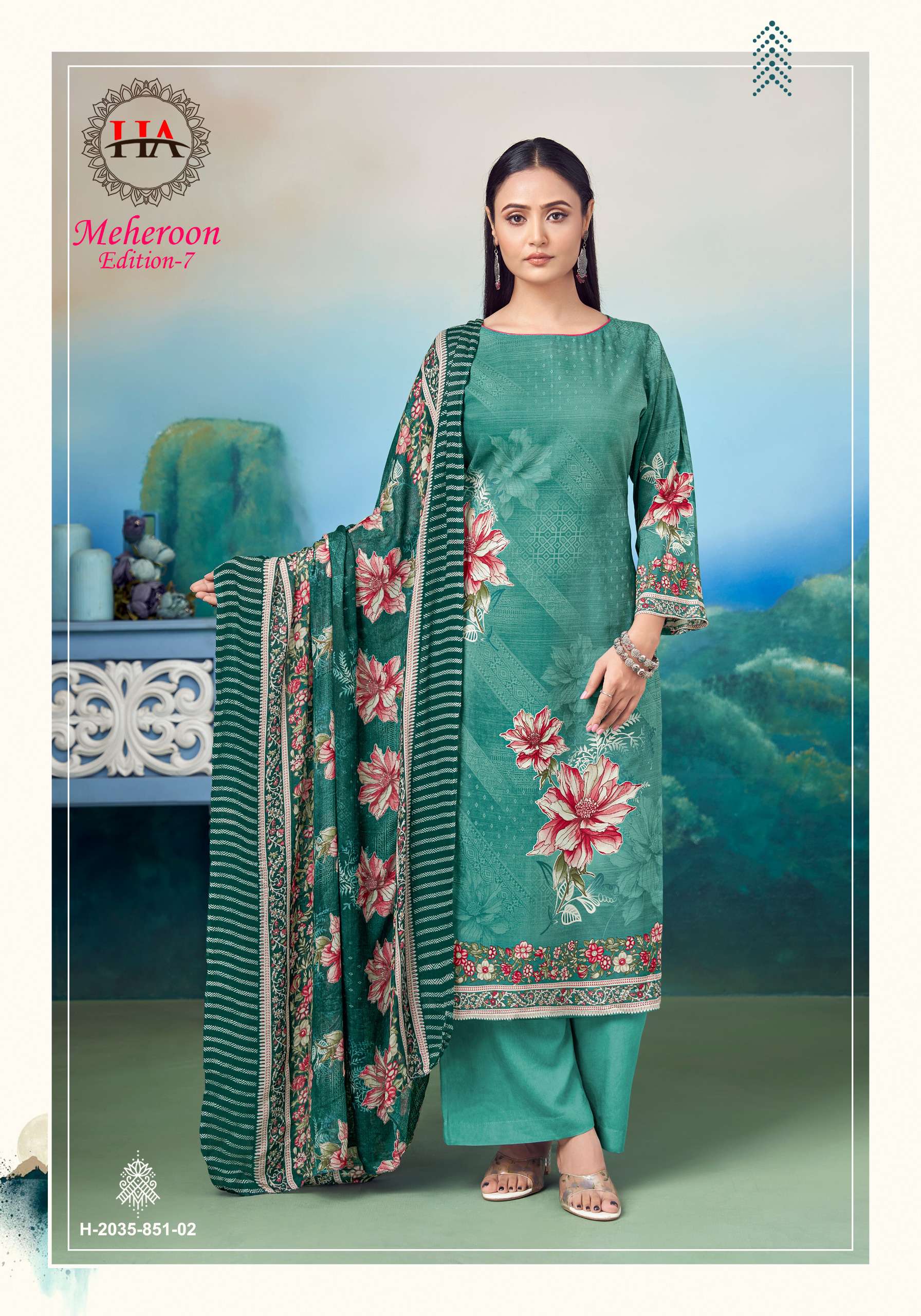 ALOK SUITS MEHEROON EDITION VOL 7 