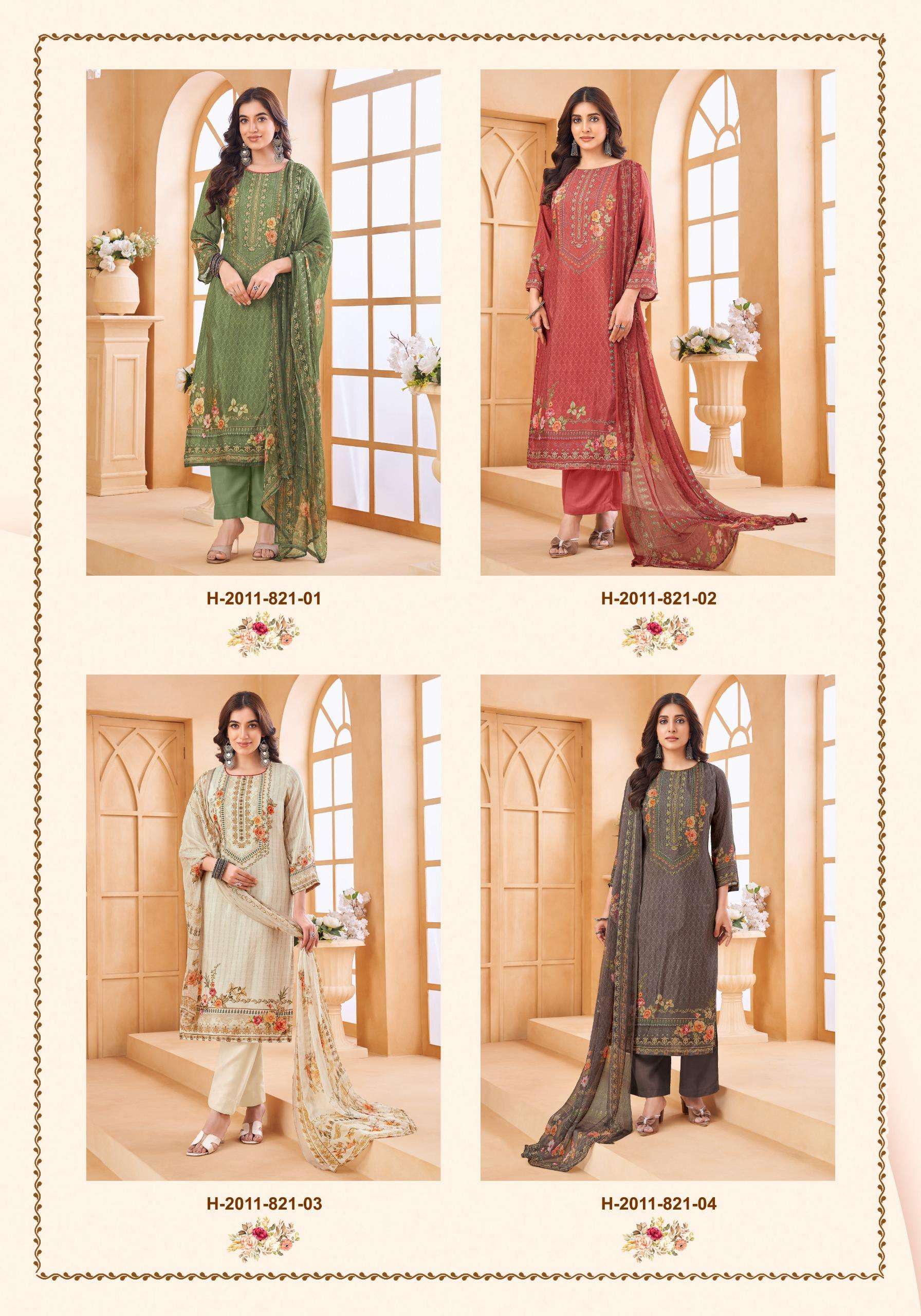 ALOK SUITS SHEESHA VOL 4 