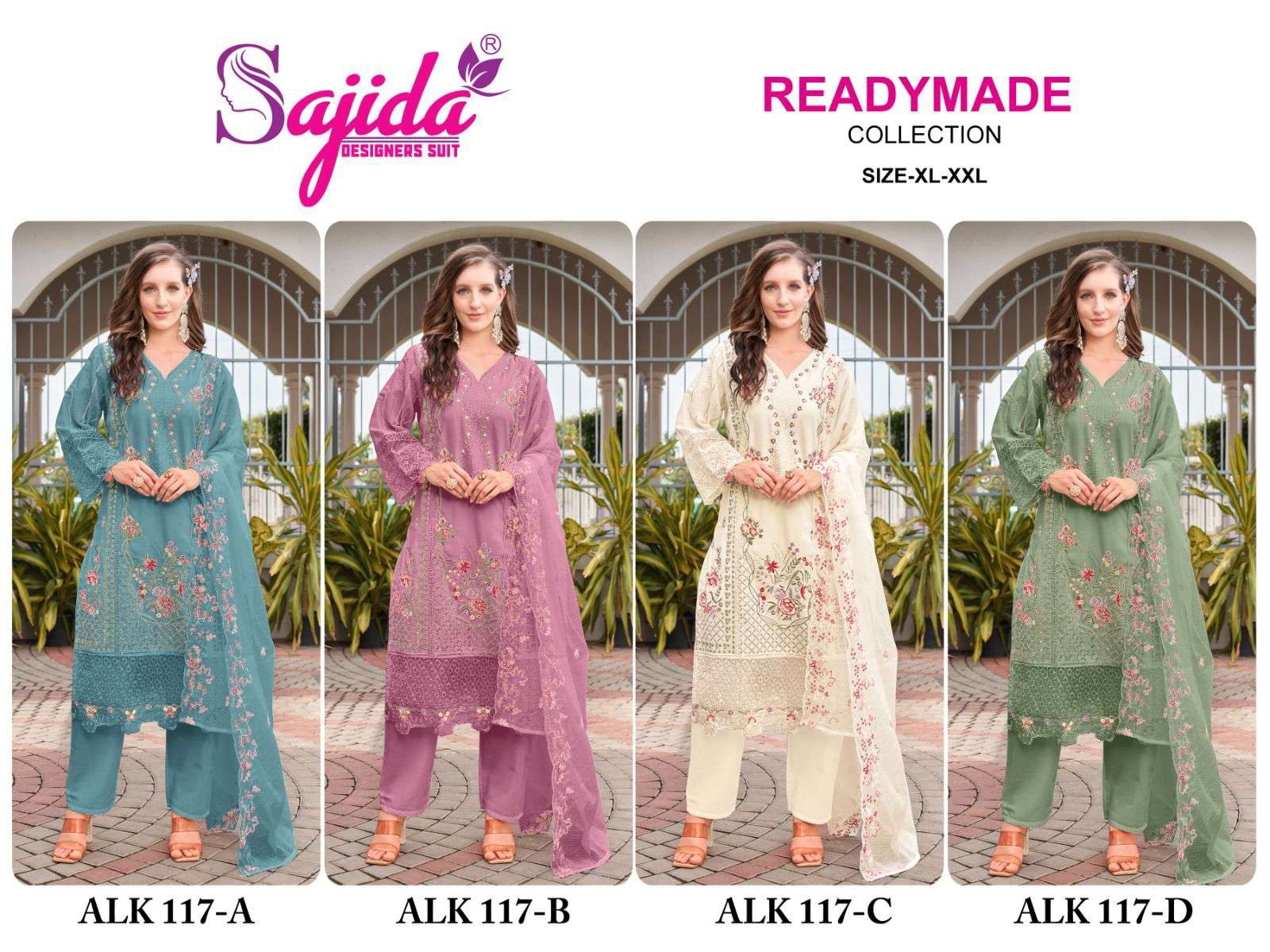 SAJIDA DESIGNER ALK 117