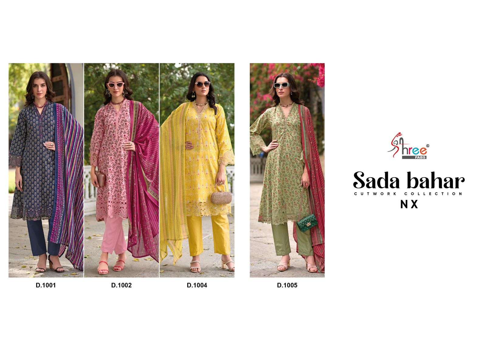 SHREE FABS SADA BAHAR CUTWORK COLLECTION NX